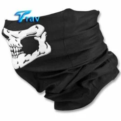 FUIENKO Masque Coupe-vent De Moto Crâne Grimace, Cagoule De Cyclisme Pour Sports De Plein Air, écharpe, Cadeau D'halloween -Protection des voies respiratoires Soldes 66415991 2