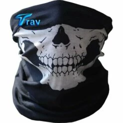 FUIENKO Masque Coupe-vent De Moto Crâne Grimace, Cagoule De Cyclisme Pour Sports De Plein Air, écharpe, Cadeau D'halloween -Protection des voies respiratoires Soldes 66415991 3