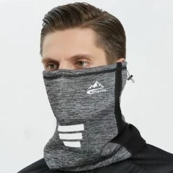 FUIENKO Masque Facial Chaud Pour Moto, Guêtre De Cou Coupe-vent, Snowboard, Vélo, équitation, Cyclisme, écharpe Pour Sports De Plein Air Hommes Femmes,C -Protection des voies respiratoires Soldes 66416061 5
