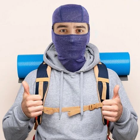 FUIENKO Masque Facial De Cyclisme, Cagoule De Moto Moto, Couvre-chef Complet, Respirant, Anti-poussière, Couverture De Casque Pour Hommes Et Femmes,Royal Blue 4 FUIENKO Masque Facial De Cyclisme, Cagoule De Moto Moto, Couvre-chef Complet, Respirant, Anti-poussière, Couverture De Casque Pour Hommes Et Femmes,Royal Blue – Image 2