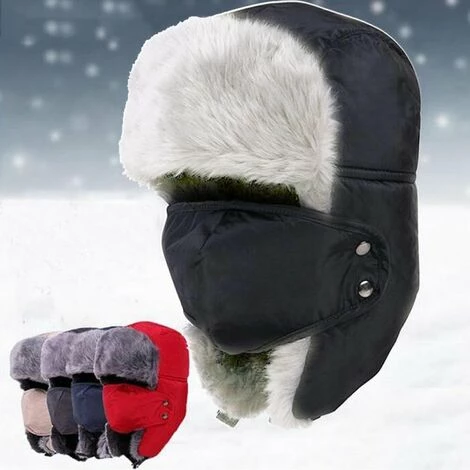 FUIENKO Chapeaux D'hiver Pour Hommes Et Femmes, Chapeau De Soldat, Casquette De Ski Avec Rabats D'oreille, Coupe-vent, Imperméable, Chapeau Chaud,CHINA,gray 6 FUIENKO Chapeaux D'hiver Pour Hommes Et Femmes, Chapeau De Soldat, Casquette De Ski Avec Rabats D'oreille, Coupe-vent, Imperméable, Chapeau Chaud,CHINA,gray – Image 4