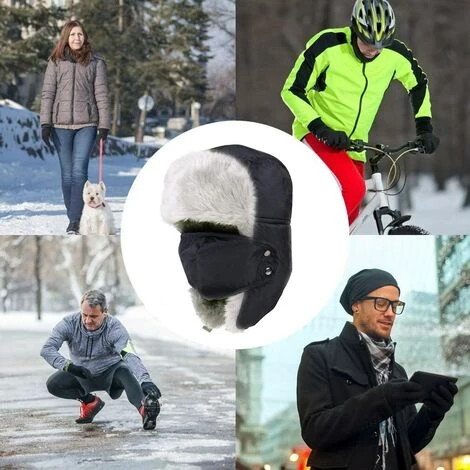 FUIENKO Chapeaux D'hiver Pour Hommes Et Femmes, Chapeau De Soldat, Casquette De Ski Avec Rabats D'oreille, Coupe-vent, Imperméable, Chapeau Chaud,CHINA,gray 7 FUIENKO Chapeaux D'hiver Pour Hommes Et Femmes, Chapeau De Soldat, Casquette De Ski Avec Rabats D'oreille, Coupe-vent, Imperméable, Chapeau Chaud,CHINA,gray – Image 5