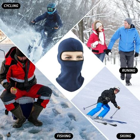 FUIENKO Cagoule Thermique Coupe-vent Pour Hommes Et Femmes, Chapeau, Doublure De Casque, Couverture Complète Du Visage, Nouvelle Collection Hiver,Espagne,Grey 4 FUIENKO Cagoule Thermique Coupe-vent Pour Hommes Et Femmes, Chapeau, Doublure De Casque, Couverture Complète Du Visage, Nouvelle Collection Hiver,Espagne,Grey – Image 2