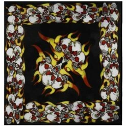 FUIENKO Bandeau Bandana Extensible Thème Flamme Crâne De Cowboy Squelette, Couvre-chef Cyclisme Style Hip Hop, Masque De Cou,CHINA,02 10 FUIENKO Bandeau Bandana Extensible Thème Flamme Crâne De Cowboy Squelette, Couvre-chef Cyclisme Style Hip Hop, Masque De Cou,CHINA,02 -Protection des voies respiratoires Soldes 66416112 4