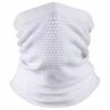 FUIENKO Cache-cou En Maille Respirante, écharpe Demi-visage Pour Cyclisme, Moto, Cagoule De Motard, Randonnée,White