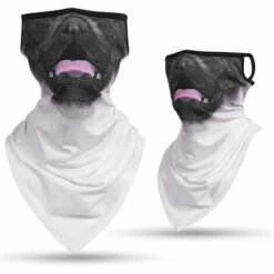 FUIENKO Cache-cou Triangle Imprimé Animal, écharpe De Cyclisme, Bandana, Moto, Cagoule, Cache-nez Pour Femmes Et Hommes, Demi-masque,A06