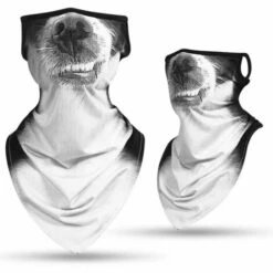 FUIENKO Cache-cou Triangle Imprimé Animal, écharpe De Cyclisme, Bandana, Moto, Cagoule, Cache-nez Pour Femmes Et Hommes, Demi-masque,A06 -Protection des voies respiratoires Soldes 66416159 5