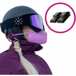 FUIENKO Ensemble De Pinces Pour Casque, 2 Pièces, Crochet Pour Masque De Sécurité, Outils De Plein Air, Accessoires Pour Cyclisme,China,Yellow -Protection des voies respiratoires Soldes 66416175 3