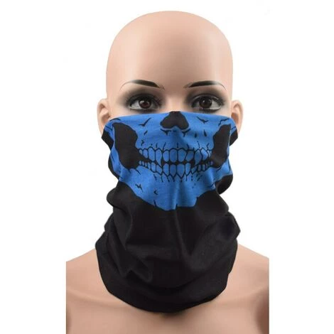 FUIENKO Cagoule De Moto Respirante 3D Coupe-vent D'hiver, Masque Facial Sans Couture, Protection Solaire, Randonnée, Camping, Squelette, écharpe D'équitation,335 5 FUIENKO Cagoule De Moto Respirante 3D Coupe-vent D'hiver, Masque Facial Sans Couture, Protection Solaire, Randonnée, Camping, Squelette, écharpe D'équitation,335 – Image 3