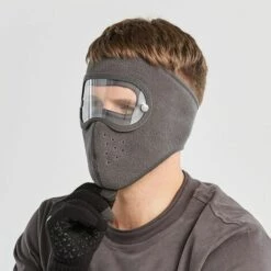 FUIENKO Couverture Complète D'hiver Avec Lunettes Coupe-vent Pour Hommes Et Femmes, équipement Par Temps Froid Pour Le Ski, Le Snowboard Et La Moto,Black -Protection des voies respiratoires Soldes 66416241 4