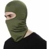 FUIENKO Cagoule De Moto Complète, Masque Facial Tactique Coupe-vent, Masque De Cou, Mascara De Ski, Cagoule, Visage Gangster Gorras Moto Gp,Army Green -Protection des voies respiratoires Soldes 66416279 1