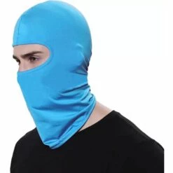 FUIENKO Cagoule De Moto Complète, Masque Facial Tactique Coupe-vent, Masque De Cou, Mascara De Ski, Cagoule, Visage Gangster Gorras Moto Gp,Italie,Black -Protection des voies respiratoires Soldes 66416298 2