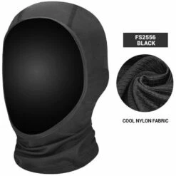 FUIENKO Cagoule De Moto, Masque De Motard, équitation, Masque Respirant, Chapeau De Cyclisme Pour Ski, Printemps Et été, Pour Hommes Et Femmes,FS2556-Black