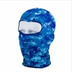 FUIENKO Masque De Ski, Camouflage, Polaire Chaude, Couverture Complète Du Visage, Anti-poussière, Coupe-vent, Capuche De Snowboard, écharpe De Vélo Balaclavas,Fédération De Russie,Blue Camouflage
