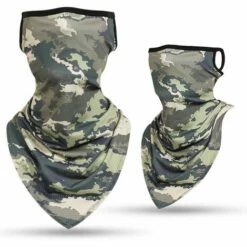 FUIENKO Masque De Protection Facial Pour Hommes, Camouflage Militaire Tactique, Cagoule Triangulaire Avec Oreilles, Cyclisme Moto,M05 -Protection des voies respiratoires Soldes 66416378 3