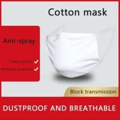FUIENKO Masque Buccal En Coton Noir Et Blanc, Cache-nez Coupe-vent, Pour Cyclisme, Moto, Protection Faciale Pour L'extérieur,Black -Protection des voies respiratoires Soldes 66416447 3