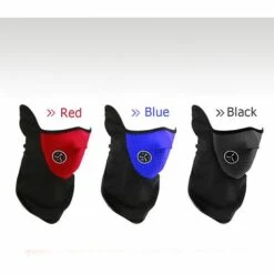 FUIENKO Masque Facial Complet Pour Moto Et Ski, Pour Honda Sh 300 Blackbird Cbr1100xx Shadow Vt750 Crf 250 Sh 125i Varadero 1000 Nc 750x,Rouge -Protection des voies respiratoires Soldes 66416553 4