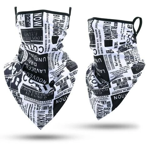 FUIENKO Cagoule De Moto Respirante, Masque Facial De Moto, Guêtre De Cou, écharpe Tube De Moto, Oreille Suspendue, Motocross, Bandana Hommes Femmes,GLY-D-07 3 FUIENKO Cagoule De Moto Respirante, Masque Facial De Moto, Guêtre De Cou, écharpe Tube De Moto, Oreille Suspendue, Motocross, Bandana Hommes Femmes,GLY-D-07