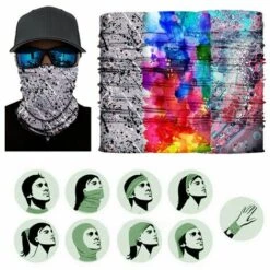 FUIENKO Foulard Magique Multifonction Avec Protection Contre Les UV, Chauffe-cou, Pour L'extérieur, Pêche, Randonnée, Cyclisme, Couvre Le Visage, Bandeau Bandana,CHINA,S262 8 FUIENKO Foulard Magique Multifonction Avec Protection Contre Les UV, Chauffe-cou, Pour L'extérieur, Pêche, Randonnée, Cyclisme, Couvre Le Visage, Bandeau Bandana,CHINA,S262 -Protection des voies respiratoires Soldes 66416731 2