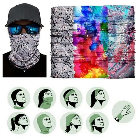 FUIENKO Foulard Magique Multifonction Avec Protection Contre Les UV, Chauffe-cou, Pour L'extérieur, Pêche, Randonnée, Cyclisme, Couvre Le Visage, Bandeau Bandana,CHINA,S262 4 FUIENKO Foulard Magique Multifonction Avec Protection Contre Les UV, Chauffe-cou, Pour L'extérieur, Pêche, Randonnée, Cyclisme, Couvre Le Visage, Bandeau Bandana,CHINA,S262 – Image 2
