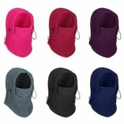 FUIENKO Chapeau Coupe-vent Intégré, épais, Pour L'extérieur, Pour L'équitation, Le Cyclisme, La Voiture, L'hiver,purple -Protection des voies respiratoires Soldes 66416756 3