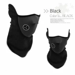 FUIENKO Masque Facial Complet De Ski Moto, Pour Kawasaki Ninja 300 Z900rs Kxf 250 Vn800 Gtr 1400 Ninja 650 Z750 636 Zx9r Versys Zr7,Black