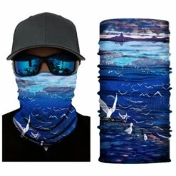 FUIENKO Écharpe Bandana De Randonnée Pour Hommes Et Femmes, Masque Facial De Moto, Couvre-tube Respirant, Camping En Plein Air, Pêche, Vélo,S464