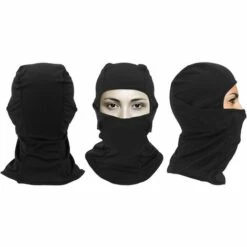 FUIENKO LEEPEE – Casquette De Sport à Couverture Complète Pour Moto, Chapeau De Vélo, à Séchage Rapide, Cagoule De Motocross Intégrée, Masque Facial,Black -Protection des voies respiratoires Soldes 66416929 5