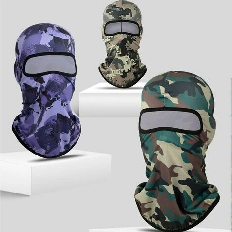 FUIENKO Cagoule De Camouflage Pour Hommes, écharpe Complète Pour Moto, Ski, Cyclisme, Casque, Tour De Cou, Chauffe-tête, Tactique Wargame Airsoft,A16 4 FUIENKO Cagoule De Camouflage Pour Hommes, écharpe Complète Pour Moto, Ski, Cyclisme, Casque, Tour De Cou, Chauffe-tête, Tactique Wargame Airsoft,A16 – Image 2
