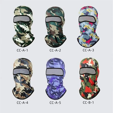 FUIENKO Cagoule De Camouflage Pour Hommes, écharpe Complète Pour Moto, Ski, Cyclisme, Casque, Tour De Cou, Chauffe-tête, Tactique Wargame Airsoft,A16 5 FUIENKO Cagoule De Camouflage Pour Hommes, écharpe Complète Pour Moto, Ski, Cyclisme, Casque, Tour De Cou, Chauffe-tête, Tactique Wargame Airsoft,A16 – Image 3