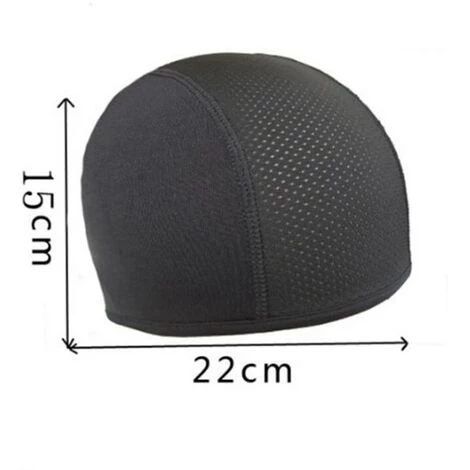 FUIENKO Chapeau De Tête De Mort Pour Moto, Casquette De Casque Anti-humidité Pour Msx125 Yamaha Hold 700 Kawasaki Z800 Cb300r Mt 07 Bmw R8,Black 4 FUIENKO Chapeau De Tête De Mort Pour Moto, Casquette De Casque Anti-humidité Pour Msx125 Yamaha Hold 700 Kawasaki Z800 Cb300r Mt 07 Bmw R8,Black – Image 2
