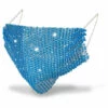 FUIENKO Masque à Strass Brillant, Décoration Pour Le Visage, Bijoux élastique Scintillant à La Mode,Blue 2 FUIENKO Masque à Strass Brillant, Décoration Pour Le Visage, Bijoux élastique Scintillant à La Mode,Blue -Protection des voies respiratoires Soldes 66417349 1