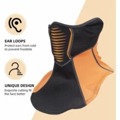 HELLO KITTY BAIN 1 Pc Polaire Cagoule Masque Facial Protection Contre Le Vent Chaud Cou Motif Chaud Filtre Hiver Moto Vélo Ski Orange -Protection des voies respiratoires Soldes 66438410 2