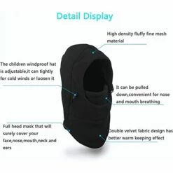 HELLO KITTY BAIN 2pcs Face Mask Balaclava Multipurpose Hat, Ski Outdoor Motorcycle Mountain Camping Hiking Warm Winter Black & Dark Grey 8 HELLO KITTY BAIN 2pcs Face Mask Balaclava Multipurpose Hat, Ski Outdoor Motorcycle Mountain Camping Hiking Warm Winter Black & Dark Grey -Protection des voies respiratoires Soldes 66438508 2