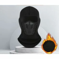 HELLO KITTY BAIN Balaclava Masque Multifonctionnel Avec Maille Silicone Respirant Pour Coupe-Vent, Universel 28*38cm Noir