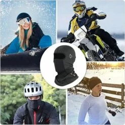HELLO KITTY BAIN 1 Pc Cagoule Moto Ski Cou Leggings Coupe-vent Protection Contre Le Froid Protection UV Multifonctionnel Masque De Protection 35g Long Gris -Protection des voies respiratoires Soldes 66438603 4