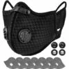YOOUYIDA Masque Anti-poussière Réutilisable Masques Anti-poussière Avec 7 Filtres Pour La Course à Pied, Le Cyclisme, Les Activités De Plein Air -Protection des voies respiratoires Soldes 66566173 1