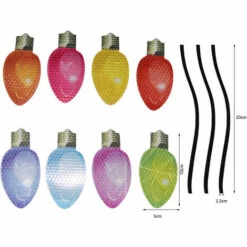 BENOBBY KIDS Décorations De Noël Pour Réfrigérateur De Voiture Ampoule Réfléchissante En Forme De Lumière 16 Et 6 Pièces -Protection des voies respiratoires Soldes 66717824 4