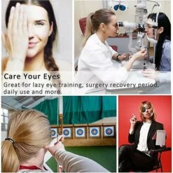 DONTODENT Lot De 2 Patchs Pour Les Yeux Doux Et Réglables Pour Amblyopie Paresseux Pour Les Yeux Gauche Ou Droit - Rose Rouge -Protection des voies respiratoires Soldes 66750976 4