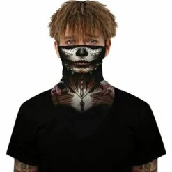CADEAUX Cache-cou Masque Facial Couvrant Bandanas Pour Hommes Femmes été UV Visage écharpe Masque Couverture Masque Facial Bandeaux -Protection des voies respiratoires Soldes 66805061 4