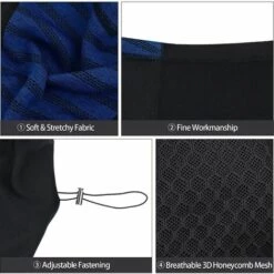 BF Écharpe De Cou Tubulaire, Masque De Cyclisme Hiver écharpe Extensible Multifonctionnelle Pour Moto, Ski, Cyclisme Bleu 9 BF Écharpe De Cou Tubulaire, Masque De Cyclisme Hiver écharpe Extensible Multifonctionnelle Pour Moto, Ski, Cyclisme Bleu -Protection des voies respiratoires Soldes 66858262 3