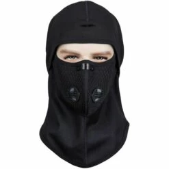 BF 1 Masque D'équitation Avec 2 Filtres Storm Pour Le Skateboard, Le Cyclisme, Le Patinage, Le Ski, L'alpinisme, Etc. Noir