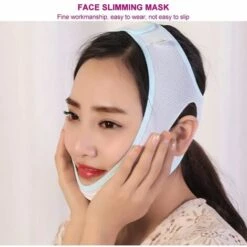 BF 1 Pièce Masque Amincissant, Bande Amincissante, Visage Naturel V Visage Pansement Joue Menton Ascenseur Resserrant La Bande Beauté Artefact M -Protection des voies respiratoires Soldes 66858494 4