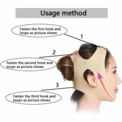 BF Lot De 2 Liftings Du Visage, Masque Amincissant En Forme De V, Bandages Indolores Pour Le Lifting Du Visage, élimine Le Relâchement Cutané, Lifte, Raffermit, Anti-rides. -Protection des voies respiratoires Soldes 66858529 4