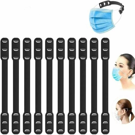 FLETéçA Extensions De Sangle De Masque, Crochet Pour Masque Réglable Extension De Masque Sangle De Masque Pour Prévention Des Maux Oreilles Et Visage 3 FLETéçA Extensions De Sangle De Masque, Crochet Pour Masque Réglable Extension De Masque Sangle De Masque Pour Prévention Des Maux Oreilles Et Visage