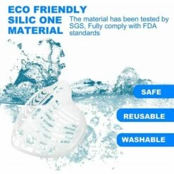 FLETéçA Le Protecteur De Rouge à Lèvres 3D Vous Aide à Respirer Doucement, Support De Protecteur De Rouge à Lèvres En Silicone Réutilisable Pour Femmes Et Hommes, Support Interne Empêche Le Support 3D -Protection des voies respiratoires Soldes 66970260 3