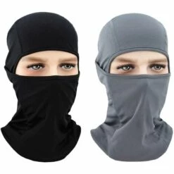BDD Masques De Cagoule 2 Pièces, Cagoule De Moto Tactique De Pêche D'alpinisme D'équitation En Plein Air, Léger Et Respirant