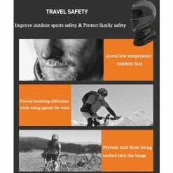 BF 1pc Cagoule, Masque D'hiver, écharpe Coupe-vent, Cache-cou, Masque Thermique Intérieur De Casque De Ski Polaire, Convient Pour Un Tour De Tête De 48 à 65 Cm 9 BF 1pc Cagoule, Masque D'hiver, écharpe Coupe-vent, Cache-cou, Masque Thermique Intérieur De Casque De Ski Polaire, Convient Pour Un Tour De Tête De 48 à 65 Cm -Protection des voies respiratoires Soldes 67024590 3