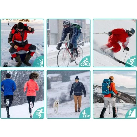 BF Cagoule D'hiver, Moto Coupe-vent épaisse Et Chaude, Masque D'équitation élastique Masque De Ski Multifonctionnel Chapeau Noir 6 BF Cagoule D'hiver, Moto Coupe-vent épaisse Et Chaude, Masque D'équitation élastique Masque De Ski Multifonctionnel Chapeau Noir – Image 4