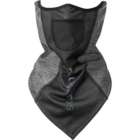 BF Echarpe Polaire Chaude, Coupe Vent, Respirante, Tour De Cou Réglable, Moto, Vélo, Ski, Randonnée, Masque D'équitation Ultra Doux, Gris 58.5*35cm 3 BF Echarpe Polaire Chaude, Coupe Vent, Respirante, Tour De Cou Réglable, Moto, Vélo, Ski, Randonnée, Masque D'équitation Ultra Doux, Gris 58.5*35cm